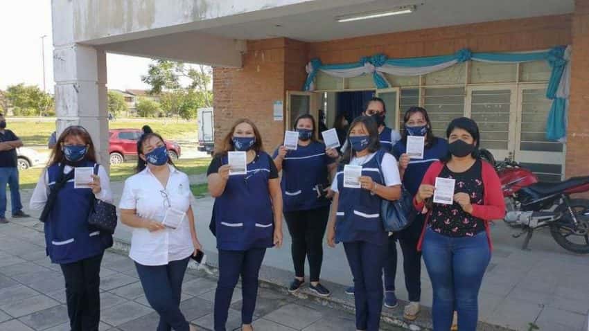 Trabajadores de la educación recibieron la segunda dosis contra el coronavirus en Clorinda