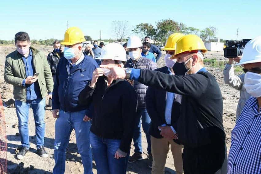 Insfrán y Cabandié visitaron el predio del futuro Centro Ambiental de residuos sólidos
