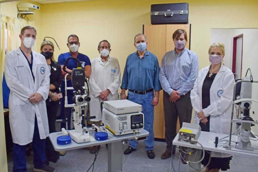 El HAC recibió equipamiento que brindarán mejores servicios en materia oftalmológica