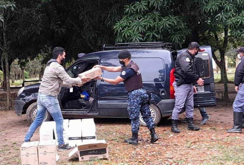 Tres personas detenidas por intento de contrabando e intentar sobornar a policías