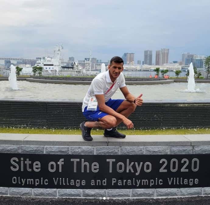 Sergio Villamayor llegó a Tokio y se prepara para el debut