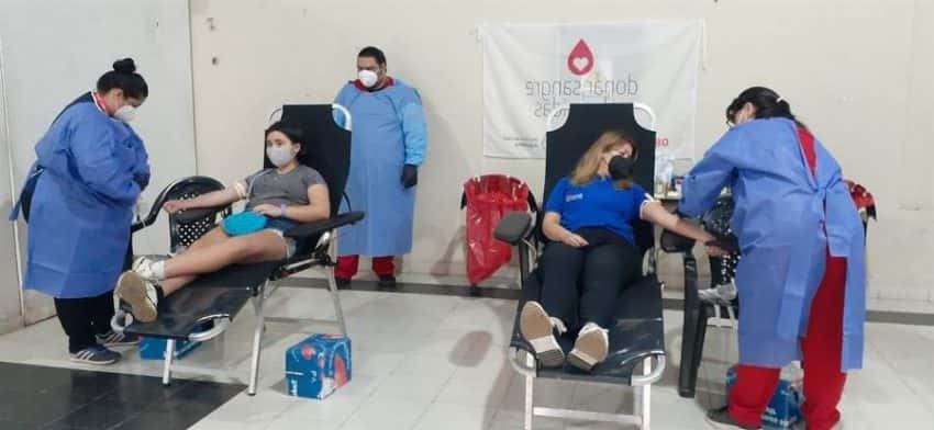 Donación de sangre: se realizó una nueva colecta externa en el centro municipal
