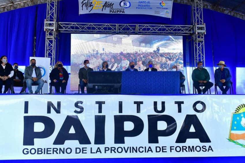 El gobernador Insfrán presidió el acto de celebración de los 25 años del PAIPPA