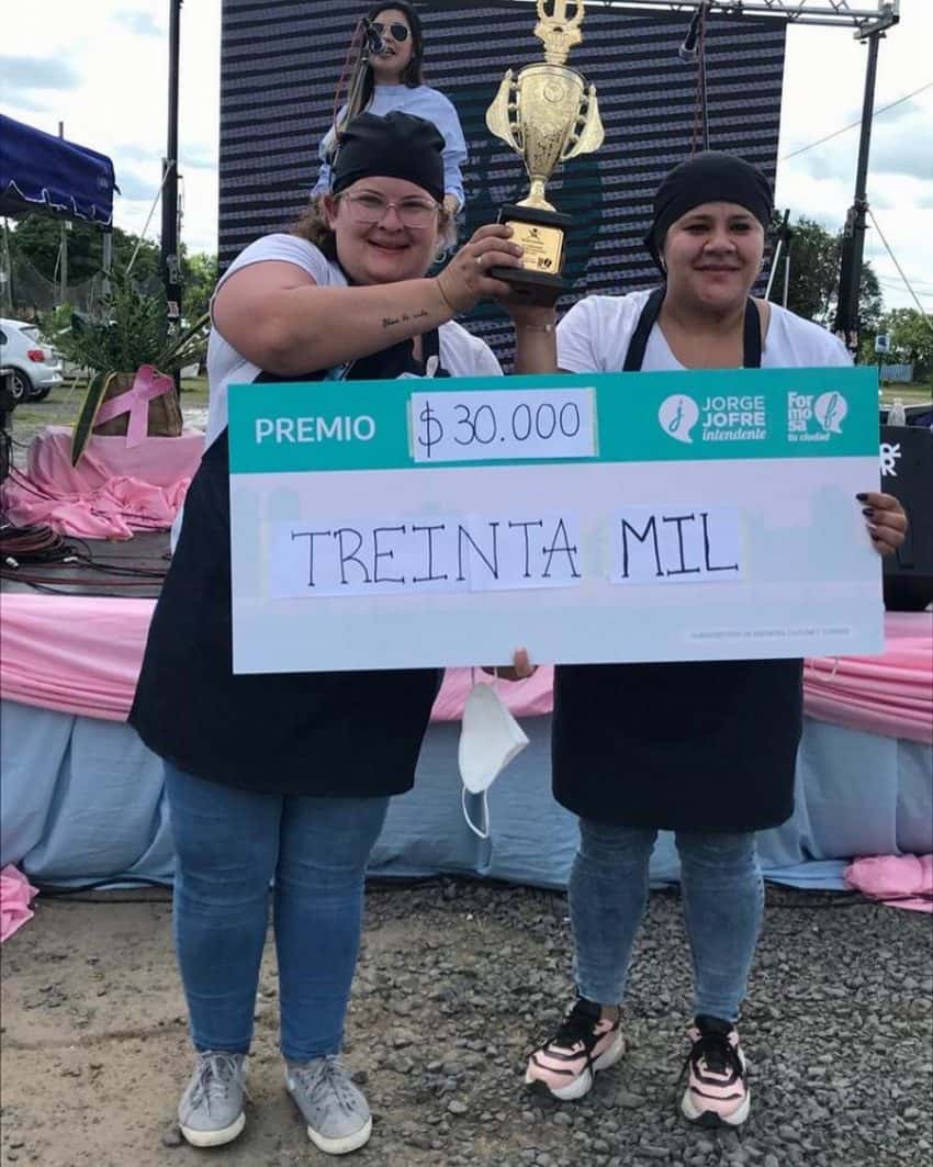 Cinthia Gaona y Paula López se llevaron el premio de 30.000 pesos