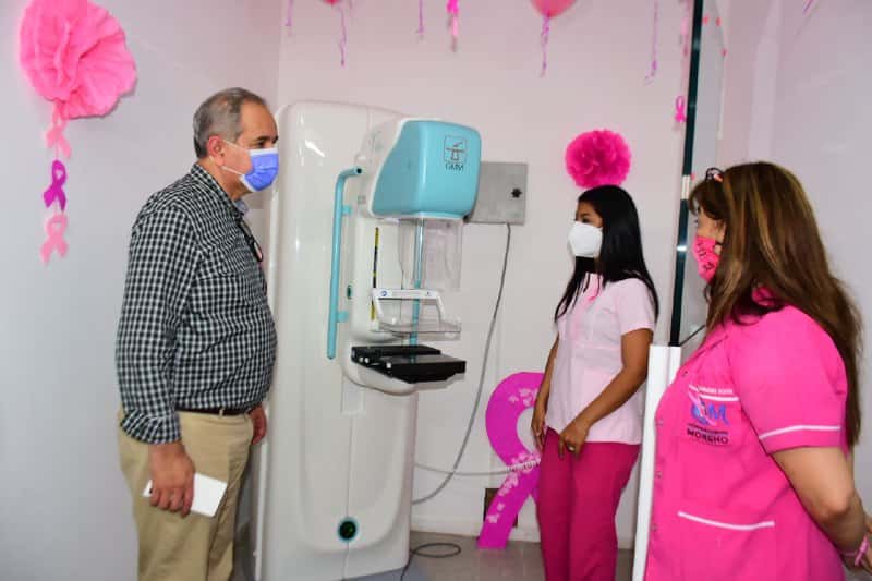 Gómez inauguró el servicio de mamografía en el centro de salud de la Nueva Formosa