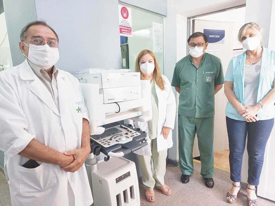 Hospital Central: nuevo ecógrafo 
ya funciona en terapia intensiva
