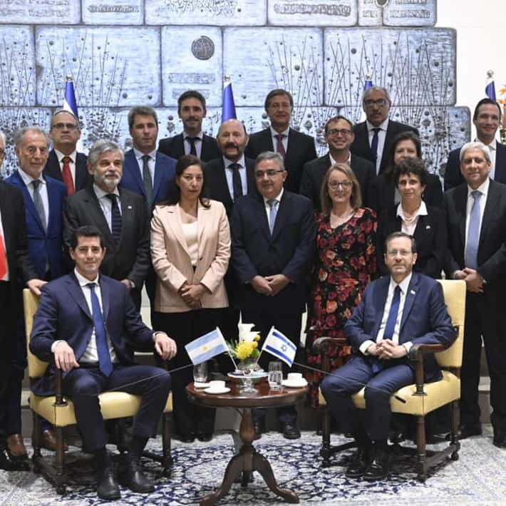 El gobernador Insfrán se reunió con el presidente de Israel
