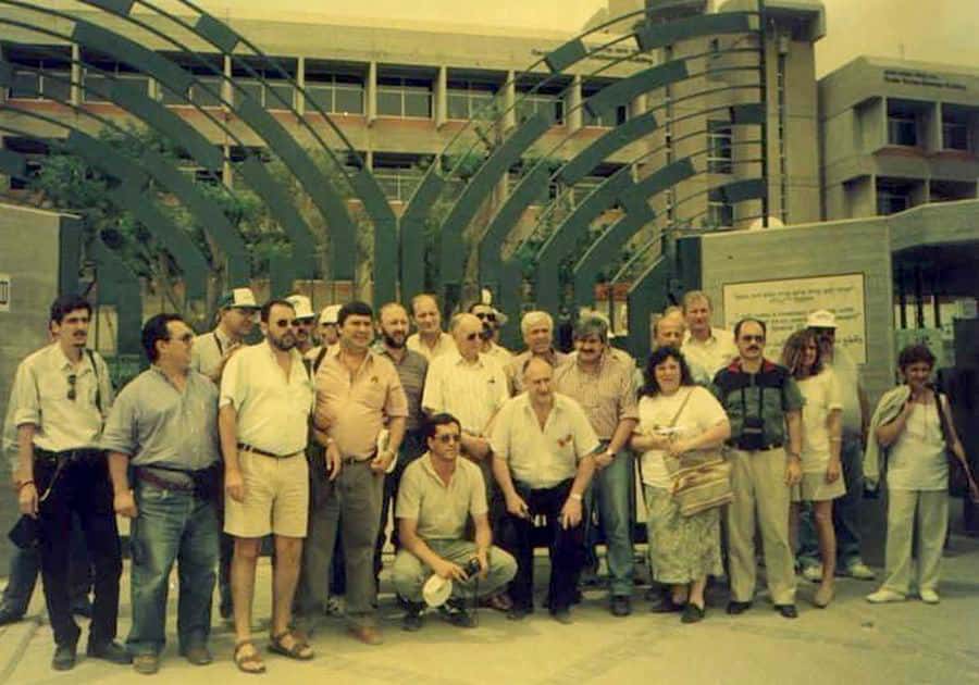 Evocaron en el ámbito oficial el 
productivo viaje a Israel en 1996