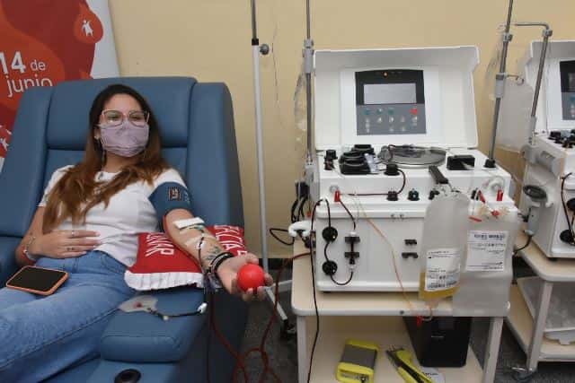 Fuerte campaña de captación de
donantes voluntarios de plaquetas