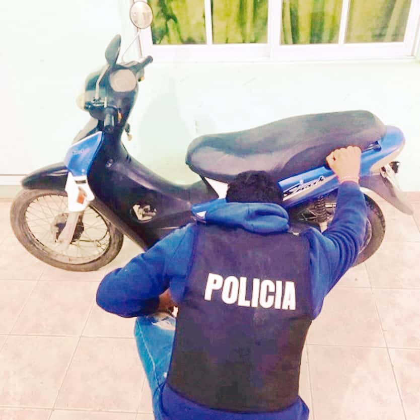 En distintas intervenciones, la Policía
recuperó dos motos y atrapó a un sospechoso