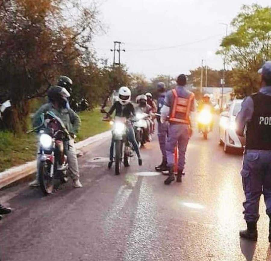 Distrito 5: más de 9.000 motocicletas fueron
verificadas en una semana de operativo