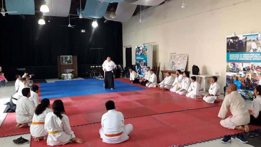 Finalizó con éxito el
seminario de aikido