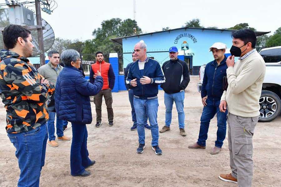 García cerró la gira por el Oeste en una 
reunión con productores de Pozo de Maza