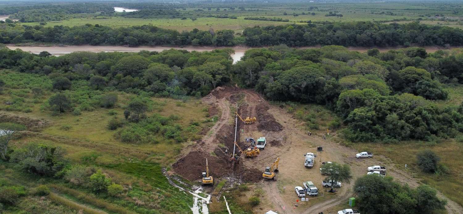Ya está conectado el caño troncal entre Formosa y Chaco para que el Gasoducto del NEA esté operativo