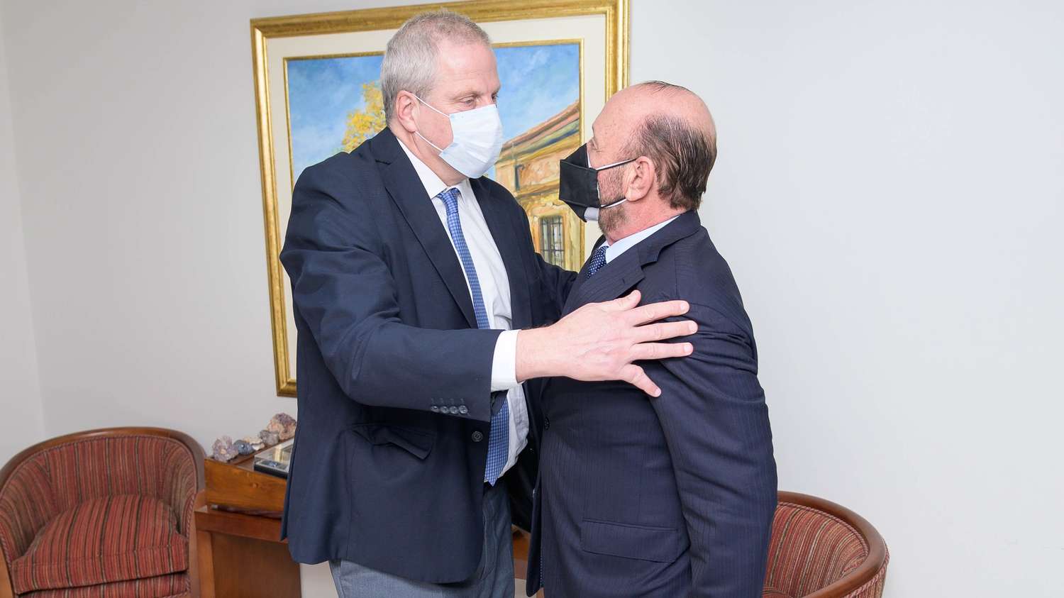 El gobernador recibió al ministro Perczyk