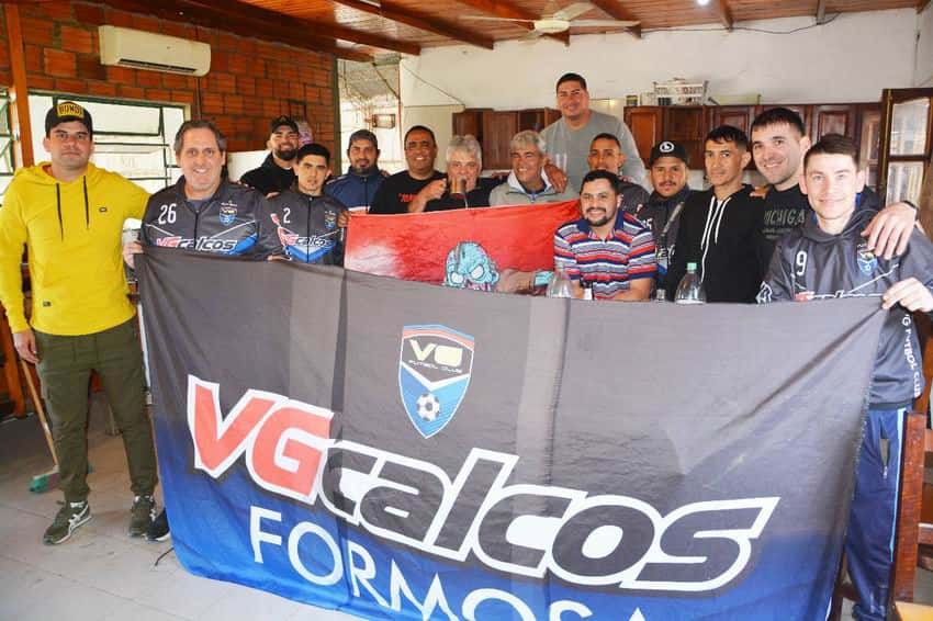VG Calcos tuvo su
festejo de campeón