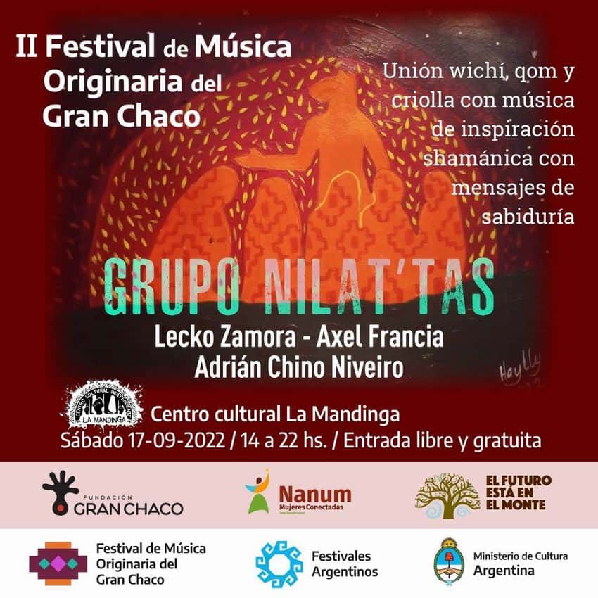 Música y danzas qom, pilagá y wichí en el II 
Festival de Música Originaria del Gran Chaco