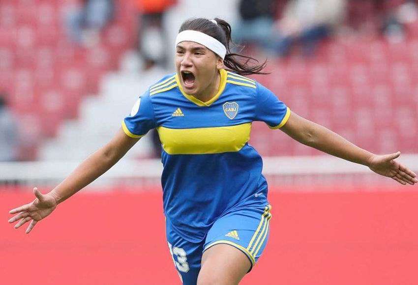 Estefanía Palomar hace historia
con Boca en la Copa Libertadores