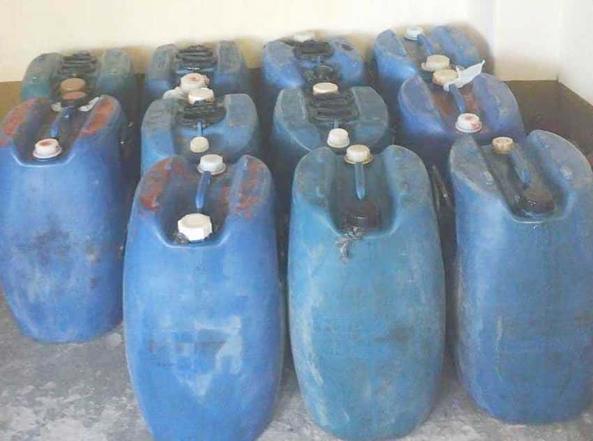 La Policía secuestró más de 500 litros de 
combustible transportado de manera irregular