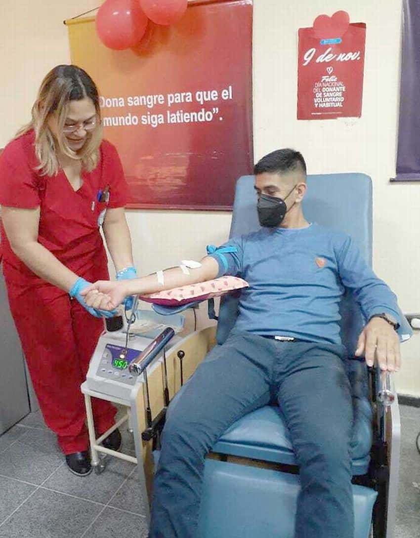 Con colectas en los hospitales conmemoraron 
el Día Nacional del Donante de Sangre Voluntario