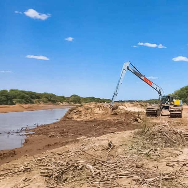 Obras hídricas: avanzarán con la ampliación de escurrimiento superficial del río Pilcomayo