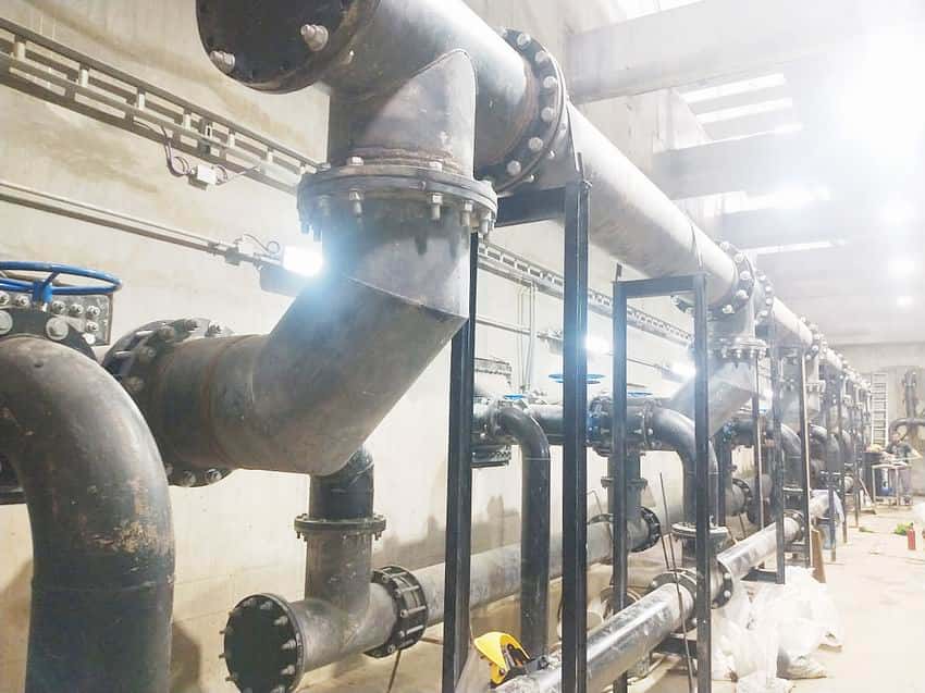Clorinda: la nueva planta potabilizadora 
de agua tiene un 90 por ciento de avance