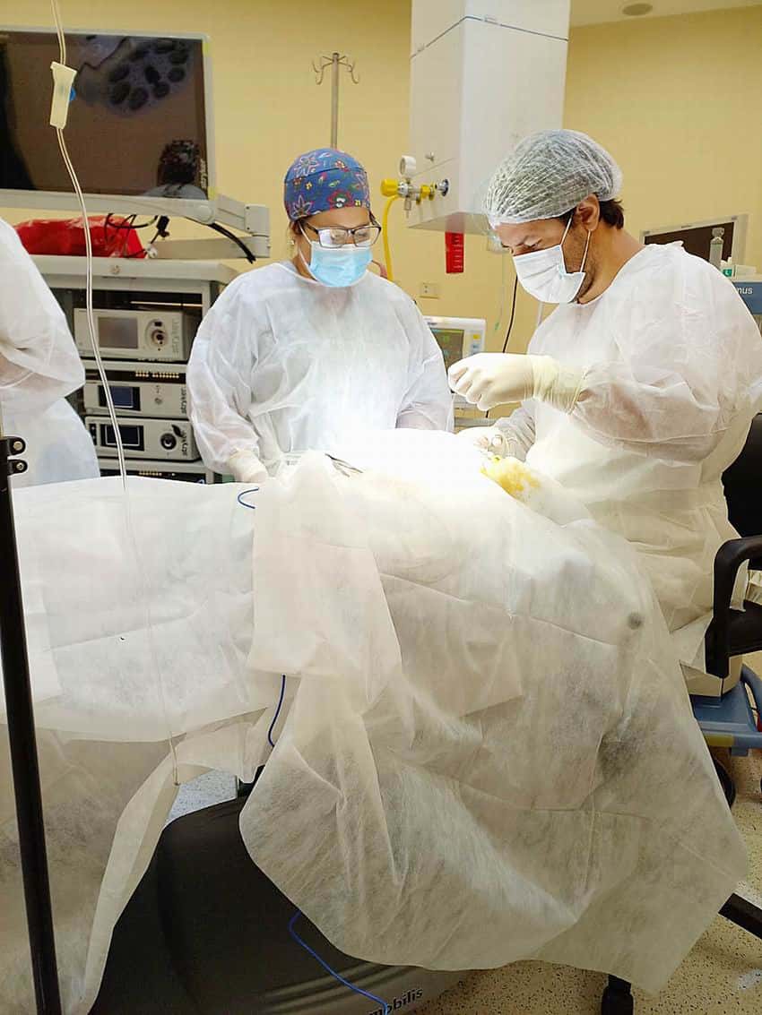 Primera cirugía maxilofacial 
en el hospital de Laguna Blanca