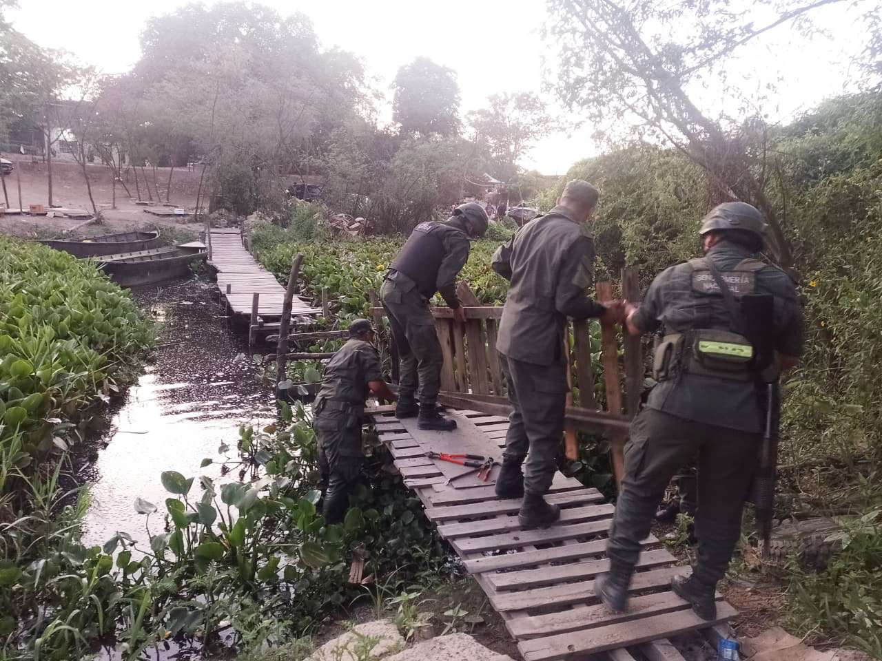 Desarmaron nueve puentes clandestinos que unían Argentina con Paraguay