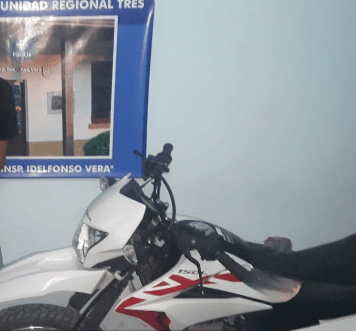 Clorinda: Recuperaron una moto que fue robada en Buenos Aires