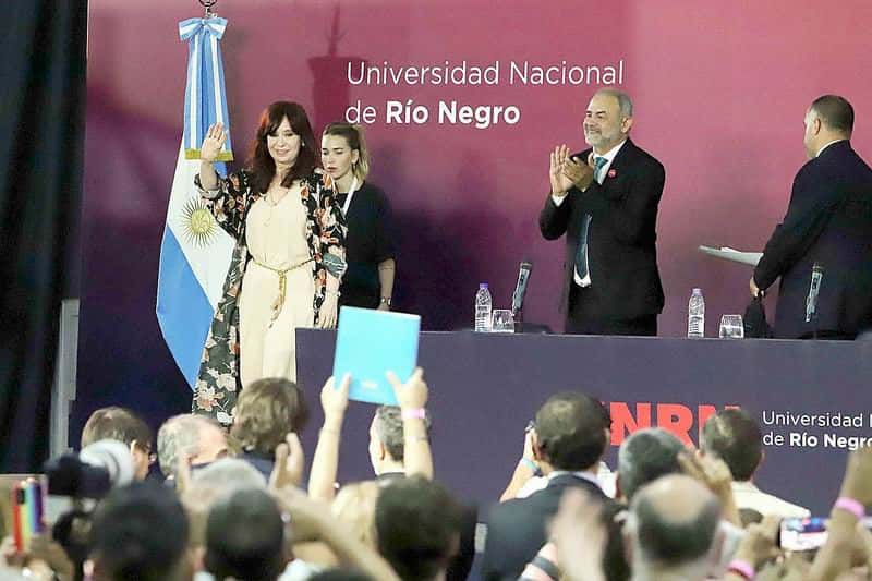 Cristina Fernández: “No estamos ante 
un estado democrático constitucional”