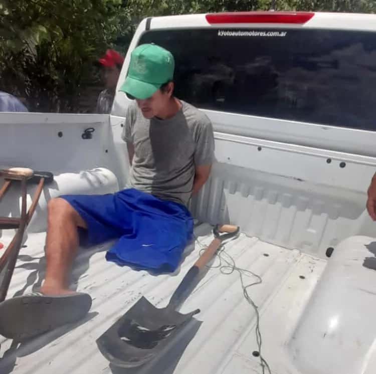 Atraparon a “Resortín”, un hombre sin una pierna que se robó una pala en Resistencia