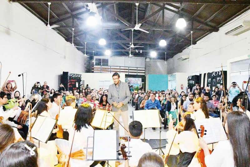 Jofre encabezó la velada del Coro
y Orquesta Intercultural Naugô