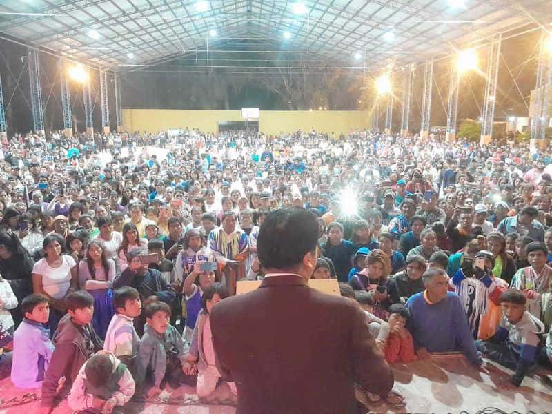 Ingeniero Juárez: con presencia multitudinaria 
se realizó la 1.a edición del Festival Cristiano