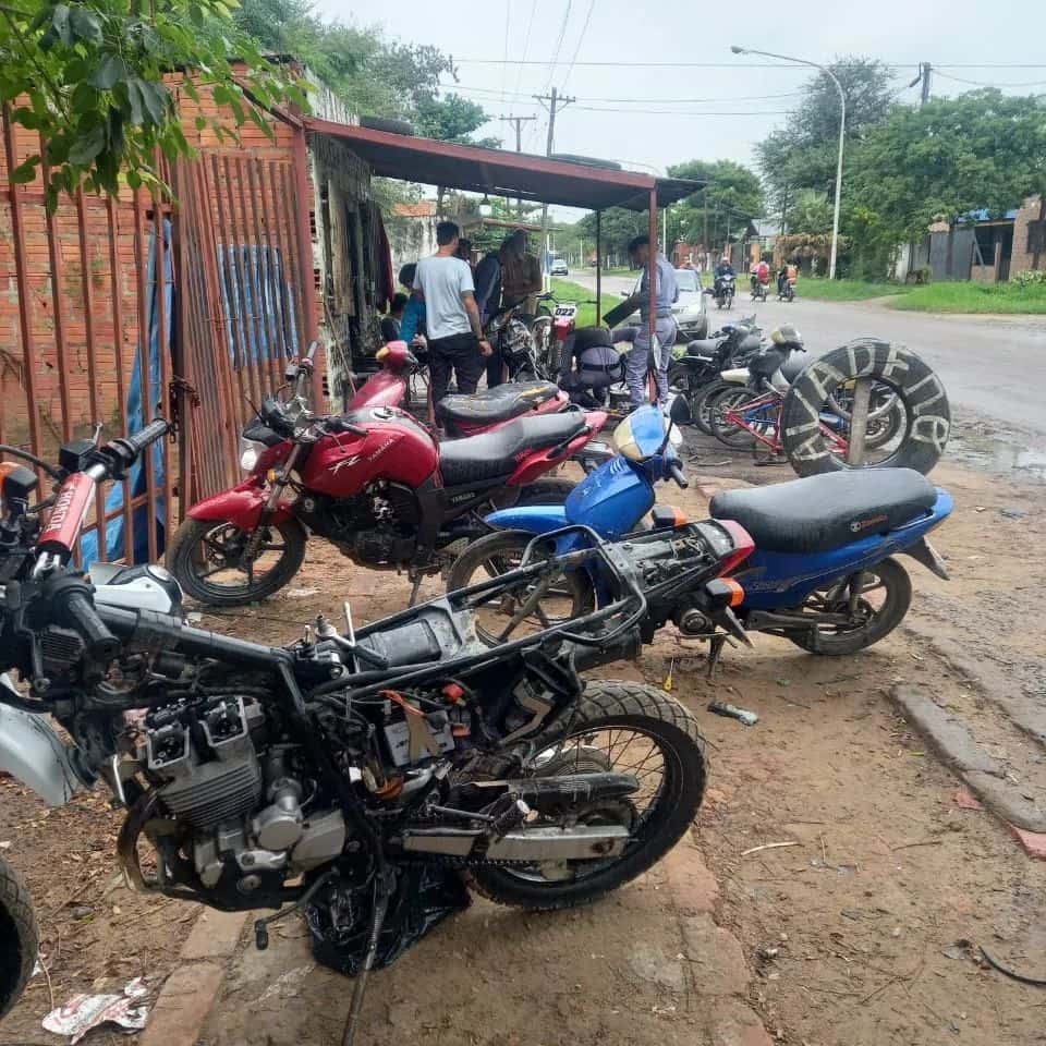 Formosa: durante una inspección recuperaron una moto robada en Buenos Aires