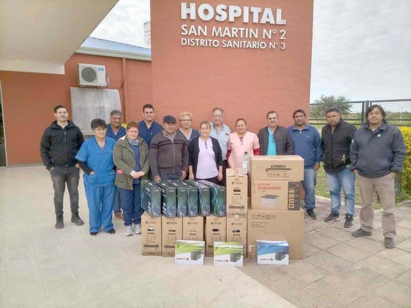 Nuevos equipos informáticos para
el Hospital de San Martín Dos
