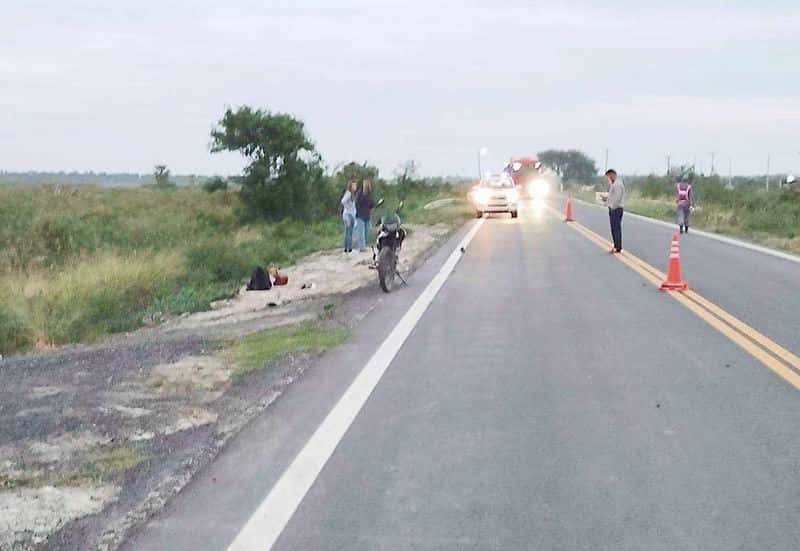 Motociclista falleció tras chocar contra una
camioneta en cercanías de Riacho Negro