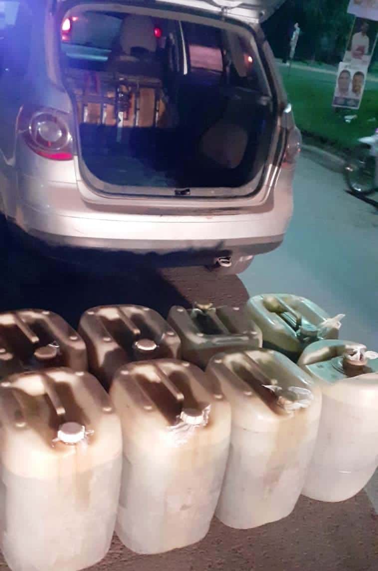 Secuestraron 400 litros de nafta de un vehículo circulando en Formosa
