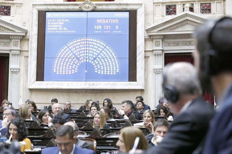 Diputados: la oposición logró dar media 
sanción a la reforma de la Ley de Alquileres