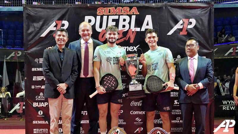 Dal Bianco es campeón del
Abierto de Puebla junto a Arce