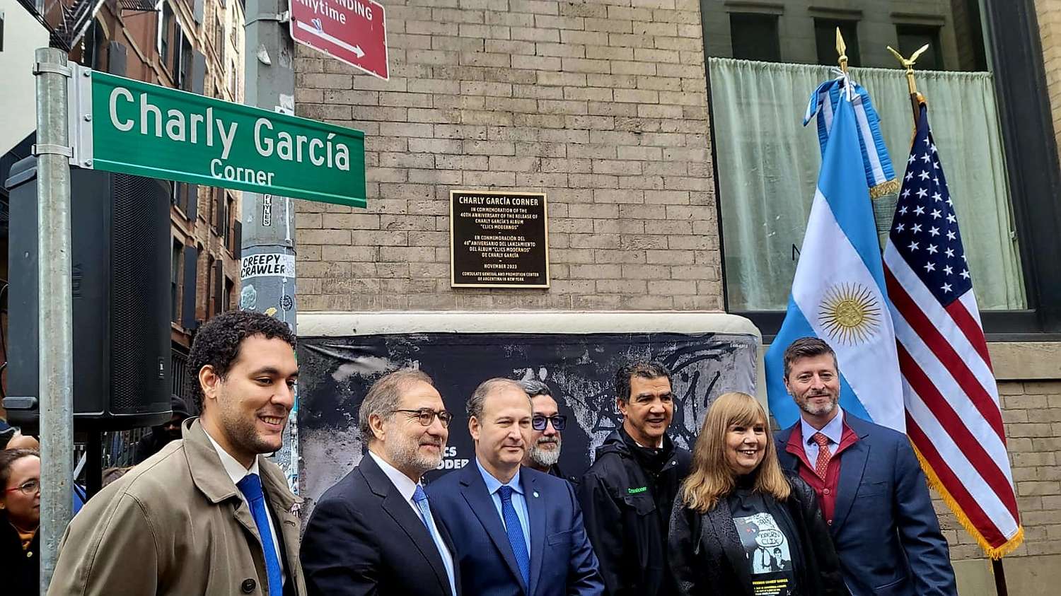 La ciudad de Nueva York homenajeó a Charly García