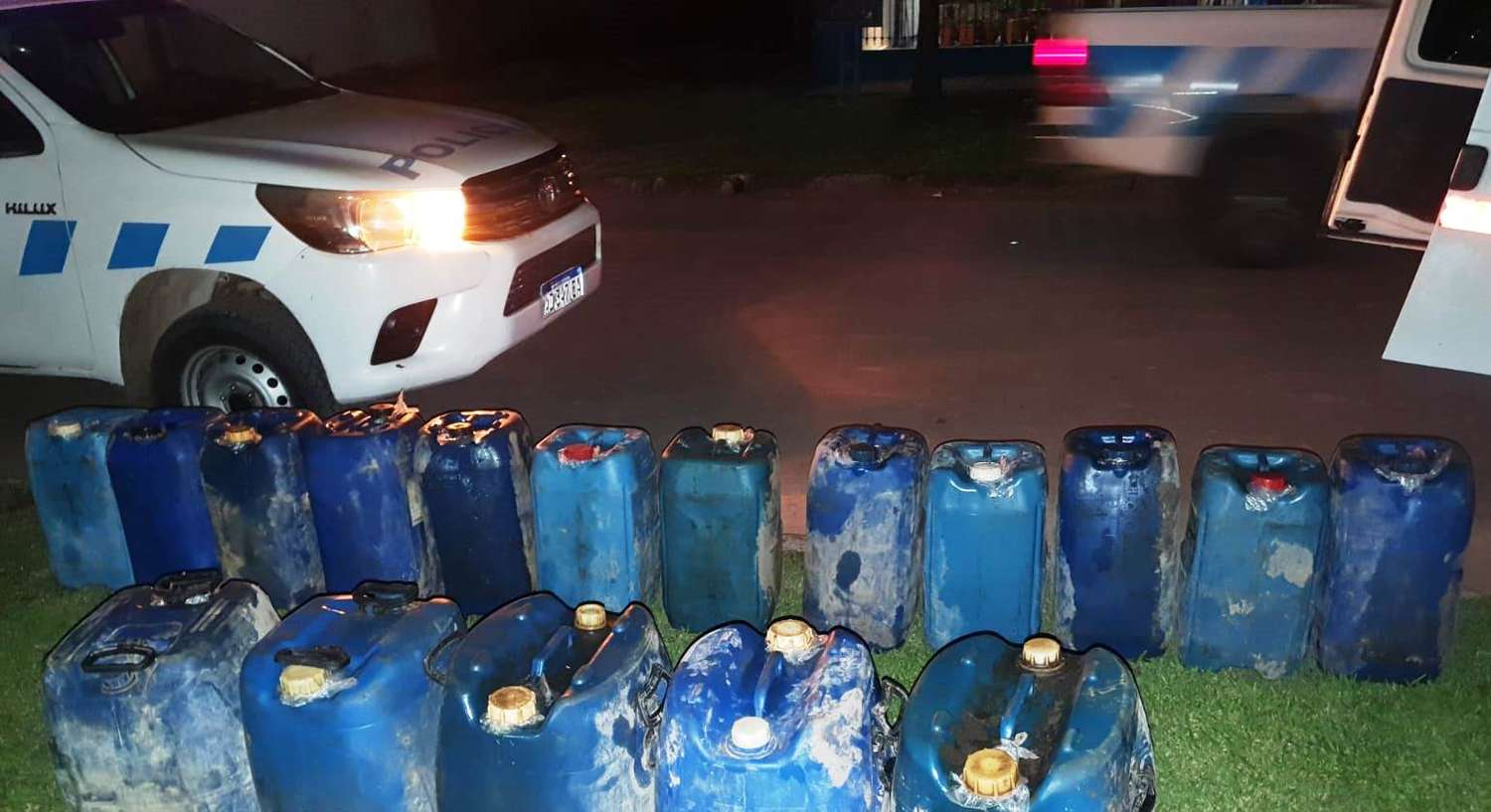 La Policía secuestró más de 600 litros de combustible en el barrio El Resguardo