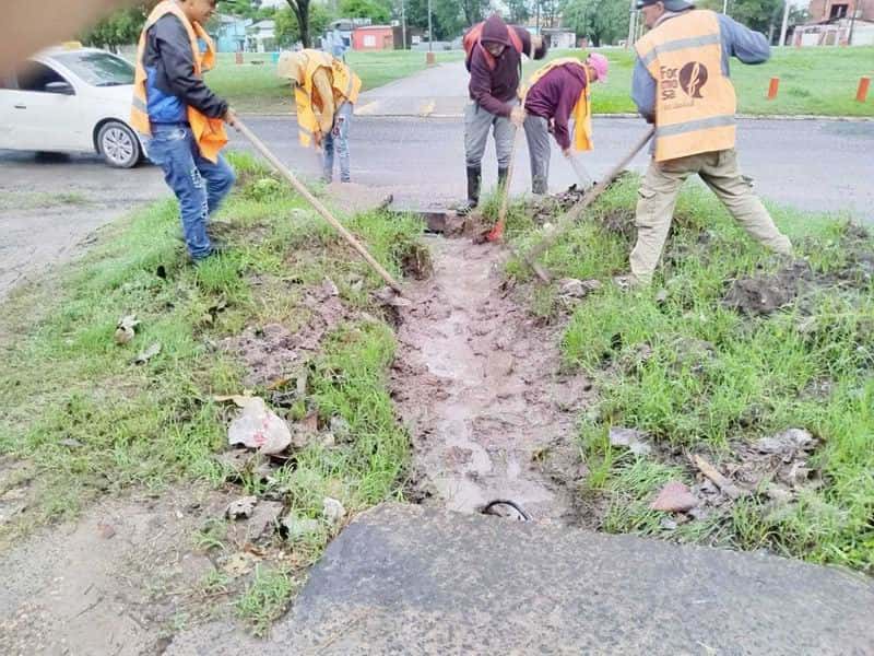 La Municipalidad enfocó su trabajo 
en la limpieza de los drenajes pluviales