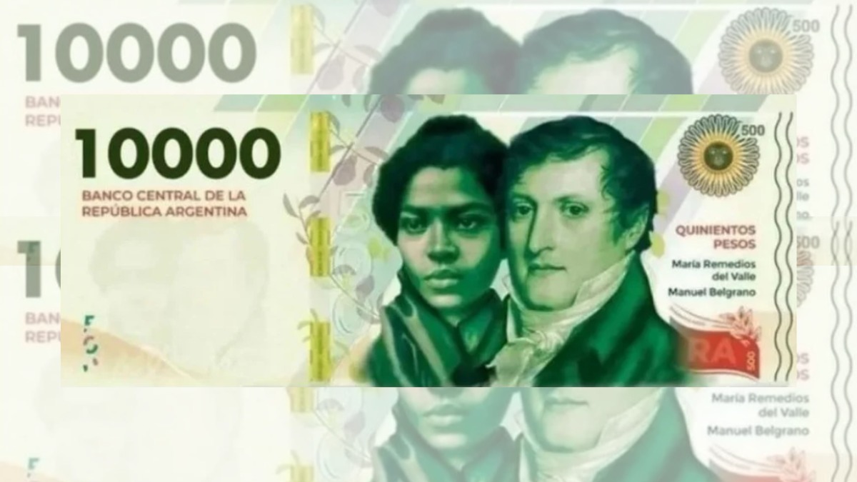 El Banco Central confirmó la circulación de los nuevos billetes de $10.000