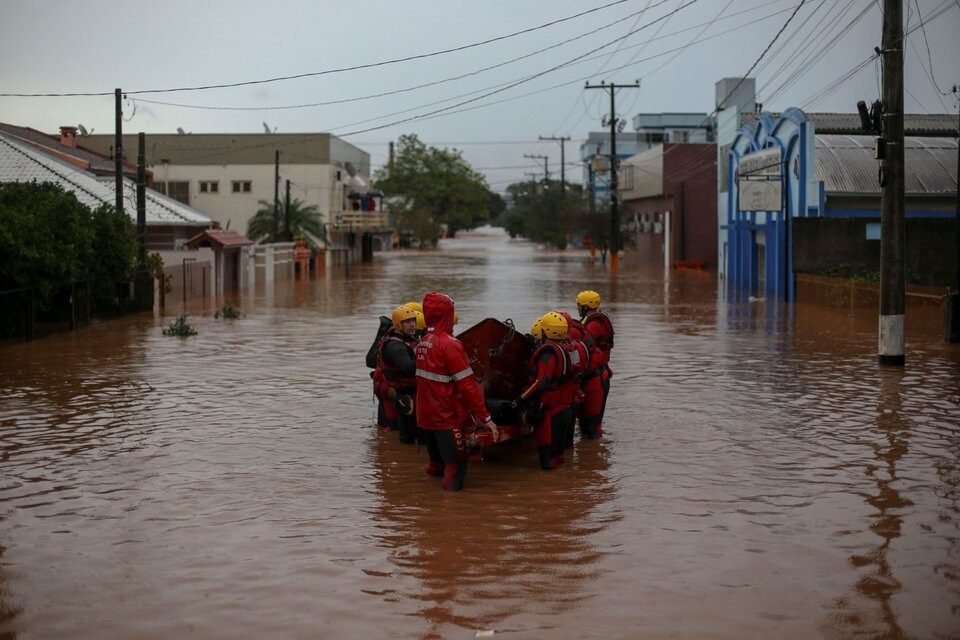 Brasil: las intensas lluvias causan estragos en el Rio Grande do Sul