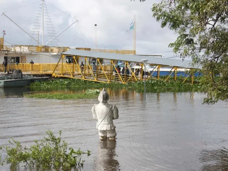 Ríos de Formosa en bajante a la espera de las crecidas por El Niño